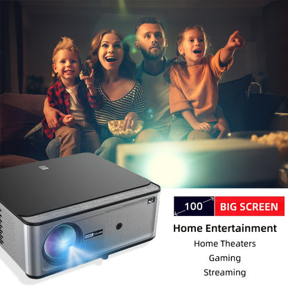 Beamer – Mini Projector – Home Cinema Projector – Draagbare Projector – Smart Projector – Full HD 1080p – WiFi6 Draadloos