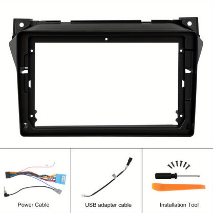 Autoradio – Multimedia Speler – Navigatiesysteem – Touchscreen Radio – Auto Stereo – 9 Inch IPS Scherm – Draadloze CarPlay & AHD Achteruitrijcamera Met Microfoon