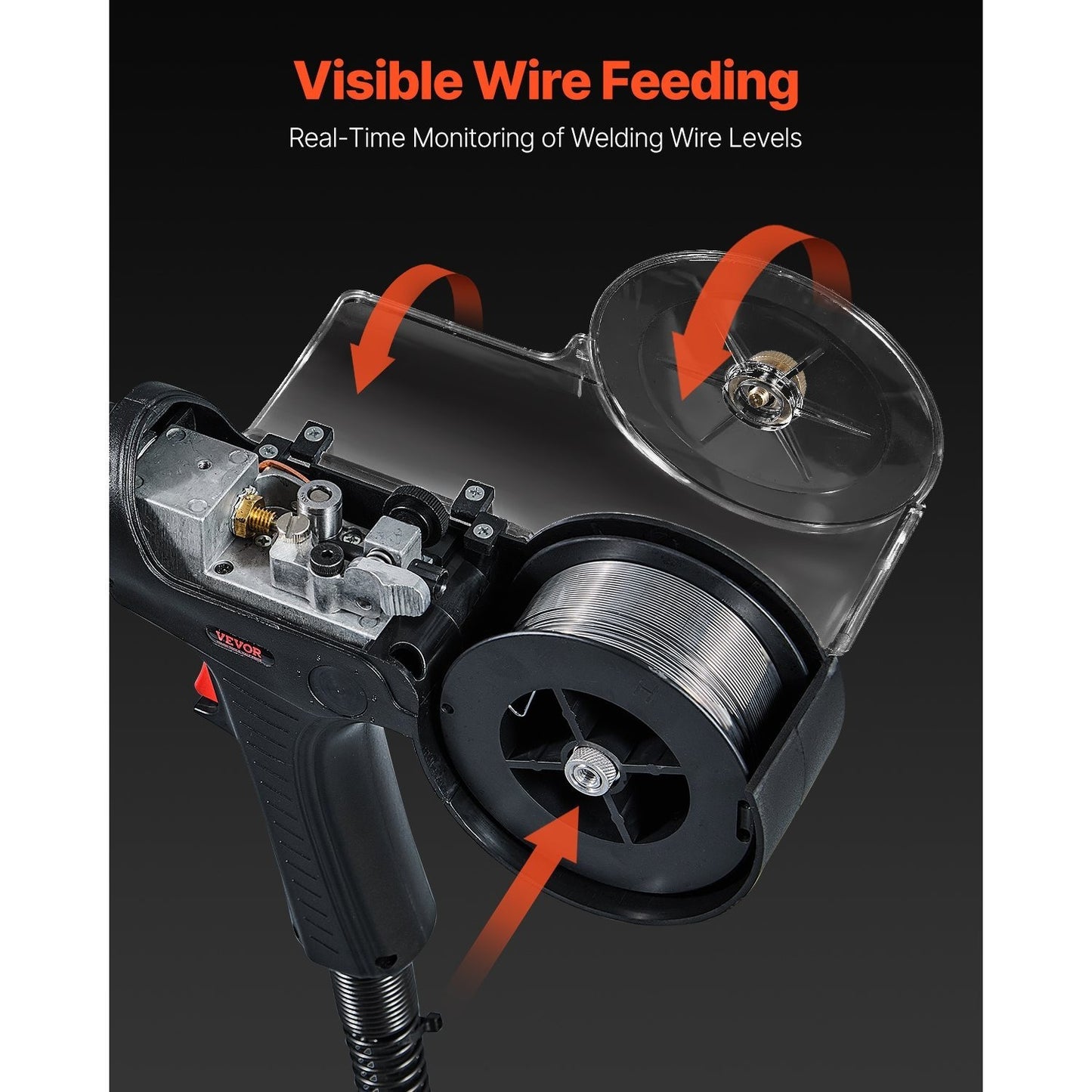 Spoolgun – Laspistool – Draadvoeding – Lasapparaat – MIG Spool Gun – 6 Meter Kabel – Real-Time Draadmonitoring – Lichtgewicht Ergonomisch Design
