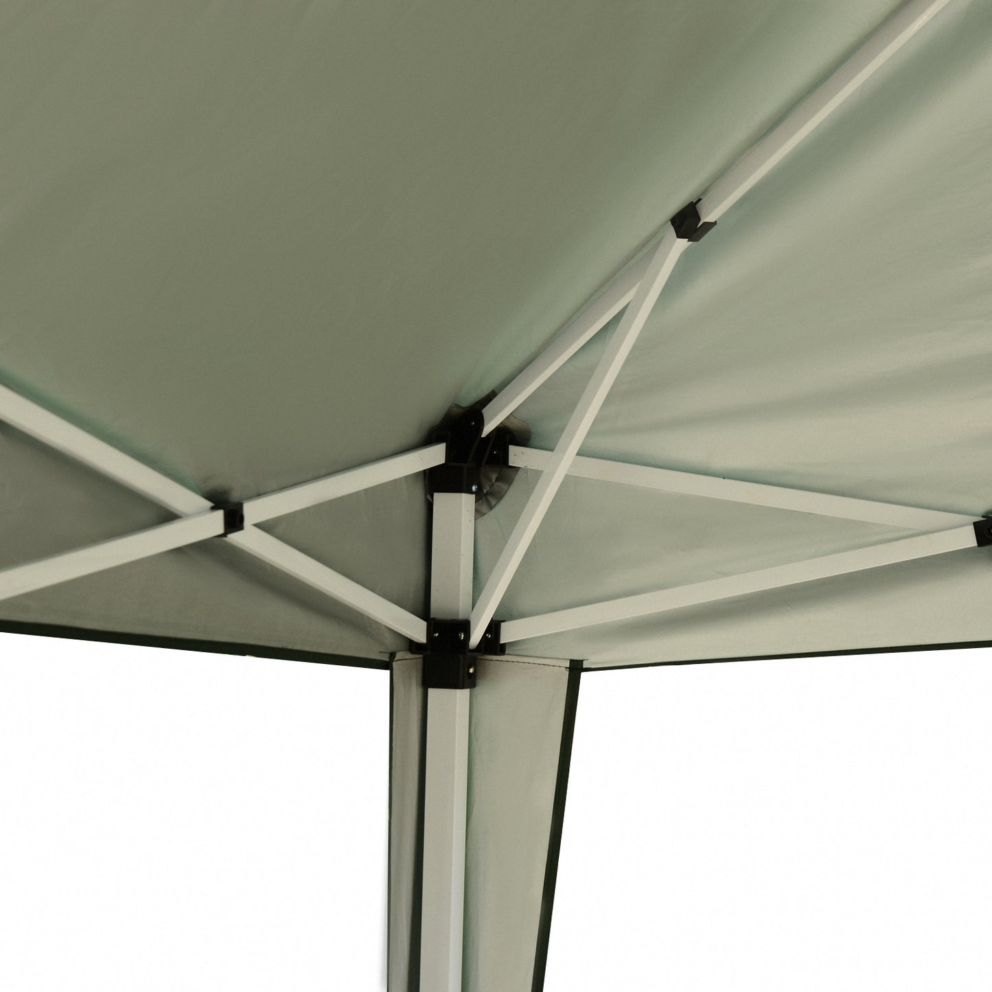 Vouwbare Tuin Tent – Partytent – Paviljoen – Prieel – Pagode – Anti-UV Bescherming – Stabiel Oxford Stof Met Staalframe – Groen 3x3x2,55m