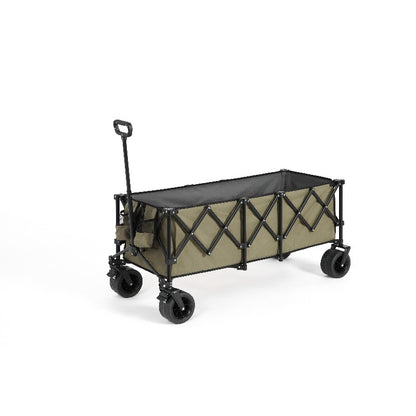 Inklapbare Transportwagen – Vouwkar – Tuinkar – Strandwagen – Laadwagen – 300 Liter Inhoud – Zware Last Tot 99,79 KG