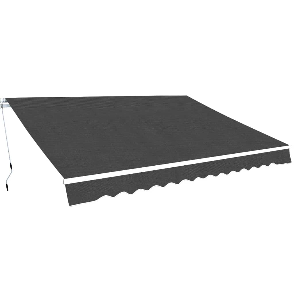 Knikarmzonwering – Zonnescherm – Uitvalscherm – Luifel – Knikluifel – Aluminium Frame – 400 cm Breed – Water- en UV-bestendig Polyester