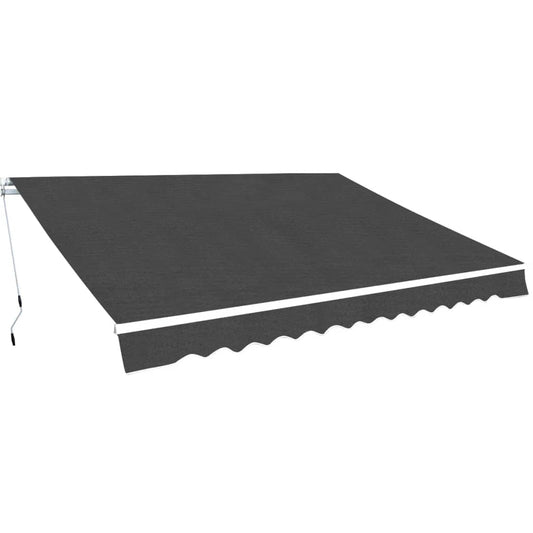 Knikarmzonwering – Zonnescherm – Uitvalscherm – Luifel – Knikluifel – Aluminium Frame – 400 cm Breed – Water- en UV-bestendig Polyester