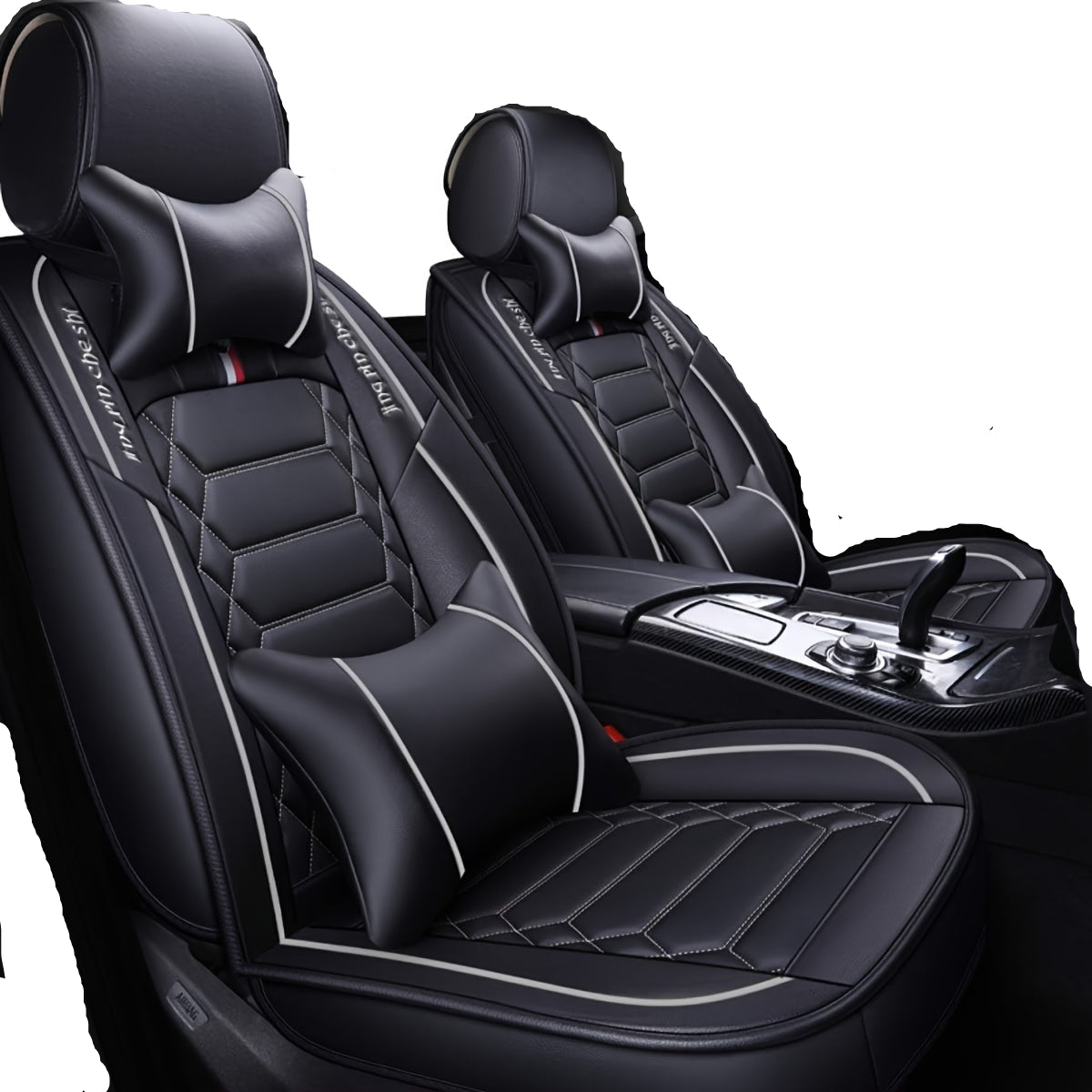 Autostoelhoezen – Stoelhoezen – Stoelbekleding – Stoelbescherming – Autostoelhoezen – Universeel – PU Leer – Comfortabel en Ademend