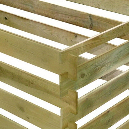 Houten Tuinbox – Tuinkist – Opslagkist – Buitenbox – Opbergbak – Geïmpregneerd Grenen Hout – 180x90x90 cm – Gemakkelijk Onderhoud