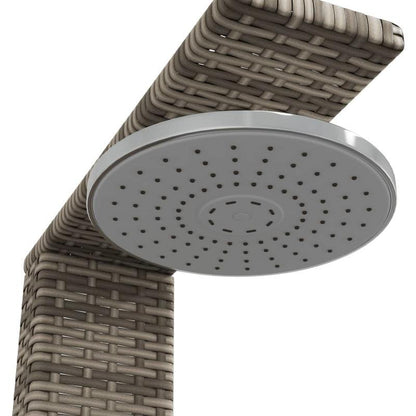 Buitendouche – Tuindouche – Vloerdouche – Zwembaddouche – Campingdouche – Duurzaam Metalen Frame – 3 Verstelbare Sproeikoppen – Ergonomische Hendel – 50x55x224 cm – Zonder Elektriciteit