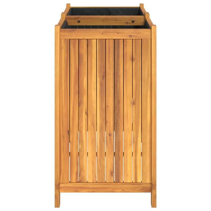 Plantenbak – Bloempot – Plantenpot – Plantenzuil – Tuinbak – Solide Acaciahout – Afmeting 84x42x75 cm
