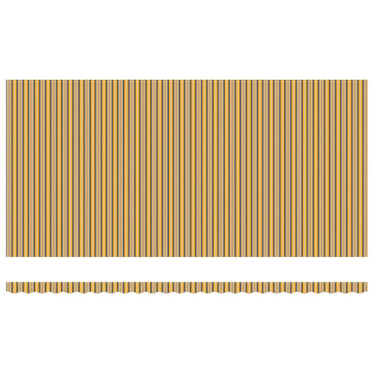 Zonnescherm – Zonwering – Parasol – Uitschuifbaar – Buitendoek – Handmatig Oprolbaar – UV-Bestendig – Waterafstotend – 300x300 cm – Geel-Witte Strepen