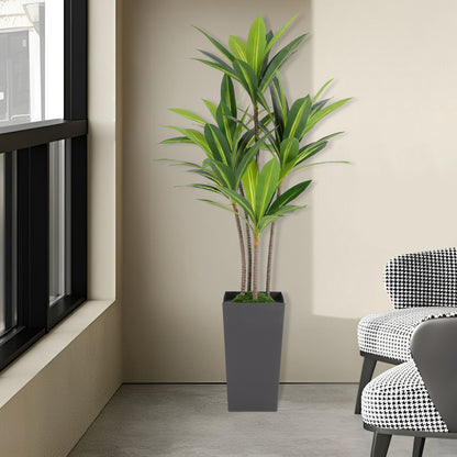 Kunstplant Agave – Nepplant Vetplant Kamerplant Potplant – 152,4 cm Hoog – Duurzaam PE Kunststof – Onderhoudsvriendelijk & Natuurgetrouw