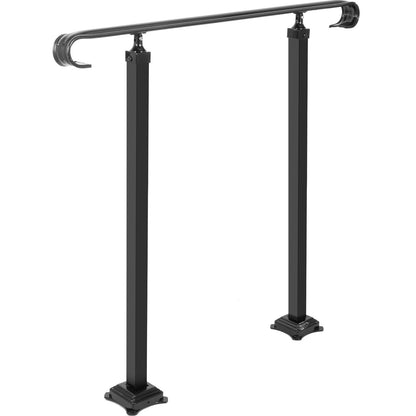 Trapleuning – Handrail – Balustrade – Leuning – Trapbeugel – Geschikt Voor 3 Treden – Duurzaam Smeedijzer Met Poedercoating