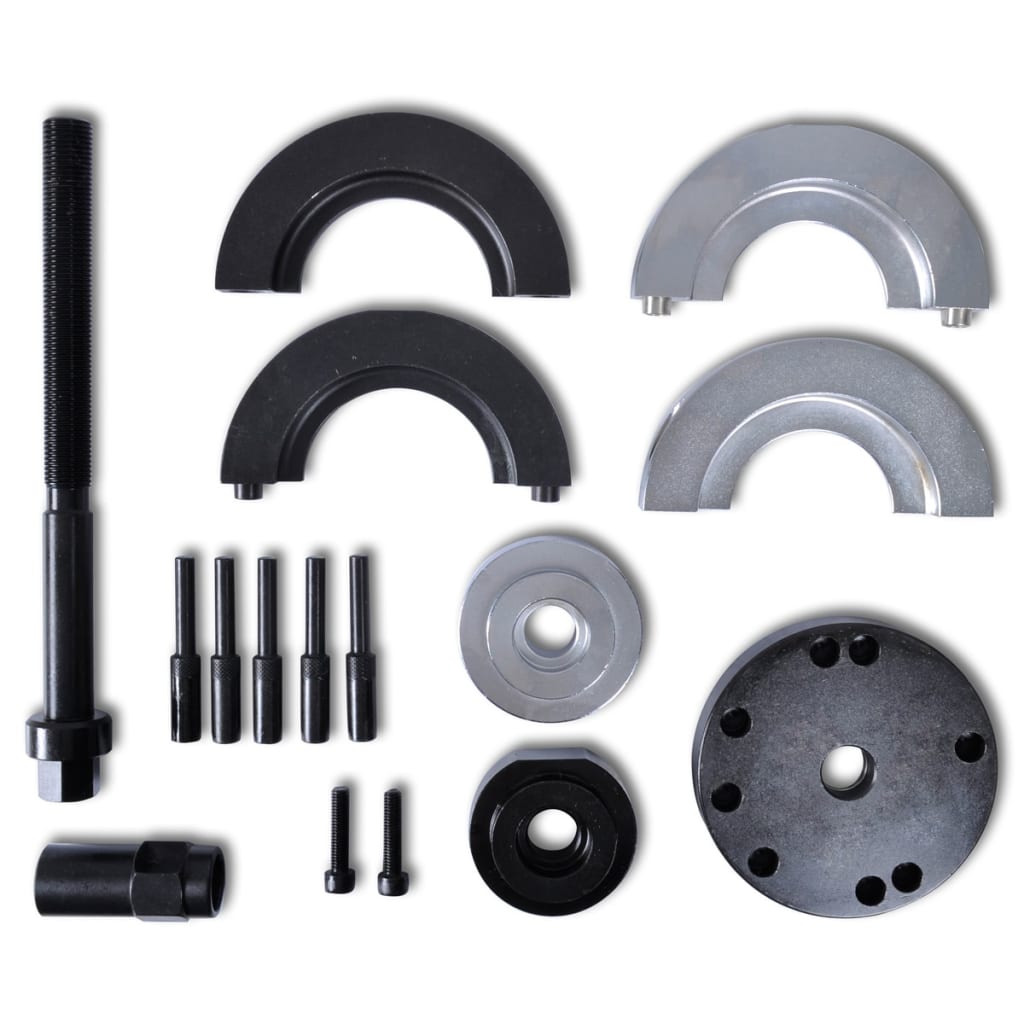 Wielager Demontagegereedschap – Wielager Set – Wielager Montagekit – Wielager Verwijderaar – Wielager Reparatieset – Geschikt Voor VAG Voertuigen – Lichtgewicht Met Retaining Ring – Stalen Transportkoffer