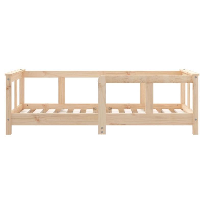 Bedframe – Kinderbed – Ledikant – Juniorbed – Peuterbed – 70x140 Cm – Massief Gebruikt Vurenhout – Verwijderbaar En Duurzaam