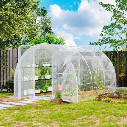Kas – Kweekkas – Tuinkas – Broeikas – Plantenkas – Grote Afmeting 3x3 m – UV-bestendig PE 150 g/m²