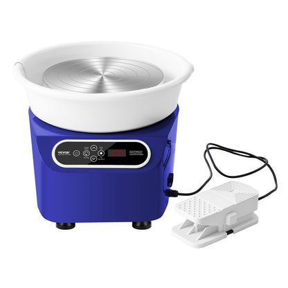 Pottenbakkersschijf – Draaischijf – Keramiek Wiel – Keramiek Draaischijf – Pottenbak Wiel – 28 cm Werkoppervlak – 350W Directe Aandrijving
