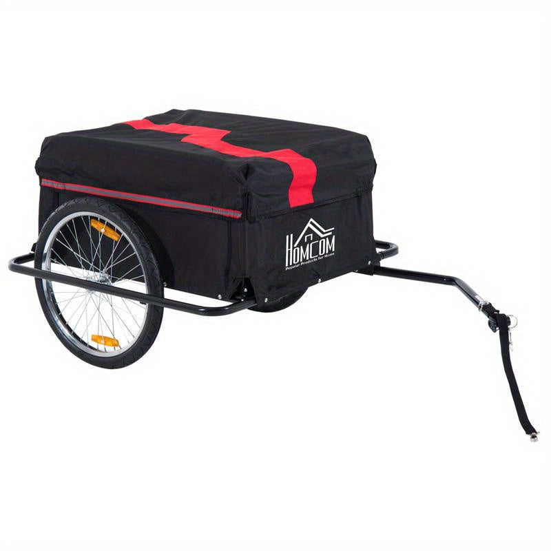Vouwbare Fietskar – Fietsaanhanger – Transportkar – Bagagekar – Handkar – Draagvermogen 40 kg – Afmetingen 140x88x60 cm