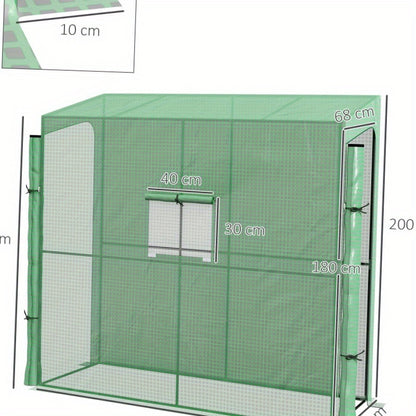 Kas Groen – Kweektent – Serre – Plantkast – Mini Kas – Windbestendig – UV-Beschermd PE-Materiaal