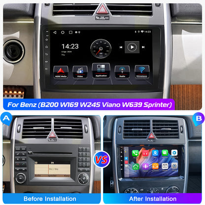 9 Inch Android 15 Autoradio – Car Stereo – 2DIN Head Unit – Multimedia Systeem – Auto DVD Speler – 2GB RAM + 32GB ROM – HD IPS Touchscreen – Draadloze Android Auto