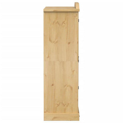 Modern Solid Pine Wood Wardrobe Cabinet with Oak - Large Freestanding Dresser, Easy Assembly, Spacious Storage (151.5x52x170cm / ≥3.2 cu m), Modern -Standing Armoire for Large Families & Bulk Clothing - Assembly Required)