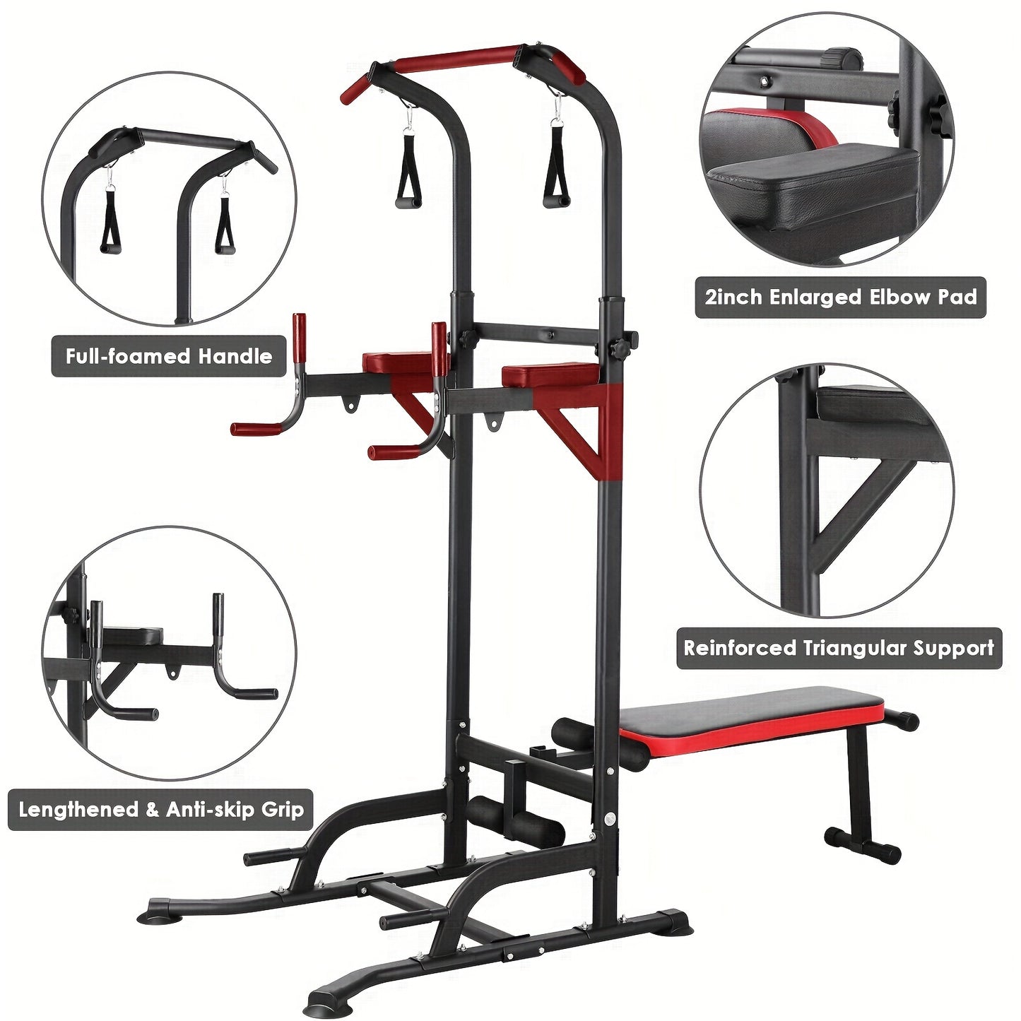 Homegym Pull-Up Bar – Sportschijfrek – Klimrek – Fitnessstation – Deurmontage Optrekstang – Stevige IJzeren Constructie – 200kg Draagvermogen