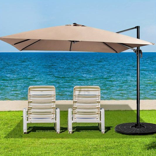 Zweefparasol – Hangparasol – Tuinianparasol – Terrasparasol – 3 Meter Diameter – Roestbestendig Stalen Frame