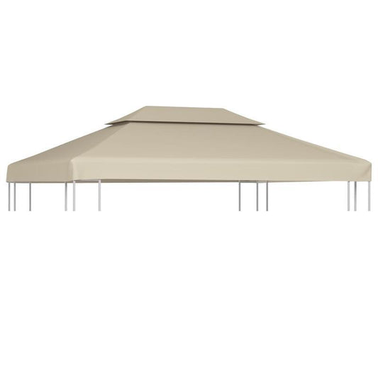 Partytentzeil – Vervangingshoes – Tentdak – Partytenthoes – Pergola zeil – Beige – Waterbestendig 310 g/m² – Afmeting 3x4 meter