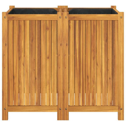 Plantenbak – Bloempot – Plantenpot – Plantenzuil – Tuinbak – Solide Acaciahout – Afmeting 84x42x75 cm