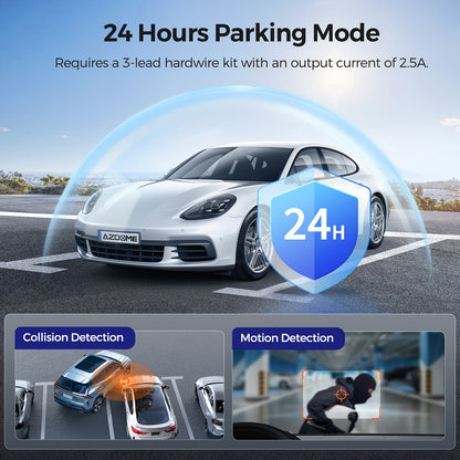 Dashcam 4K – Auto Camera – Dashboard Camera – Reiscamera – Zwarte Dubbele Lens – 4K UHD Video – GPS & WiFi Connectiviteit