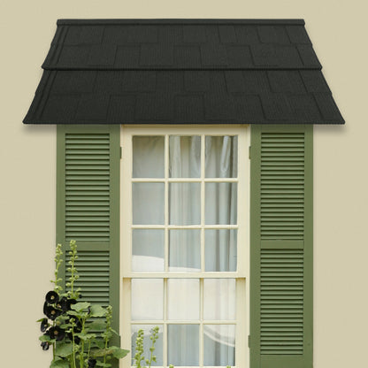 2-Pack 134*42CM Metal Awnings | Tile Shaped, Jungle Green, Brand NaMaSyo