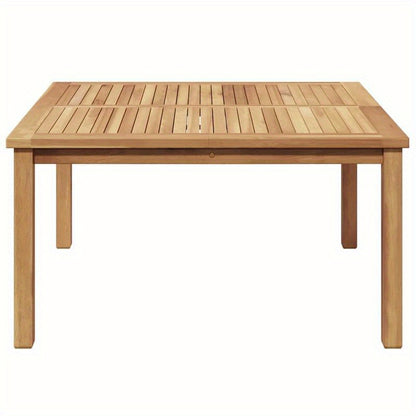 Coffee Table Bruin 85 X 85 X 45 Cm Solid Teak Wood Practical, Removable, Suitable for All Seasons