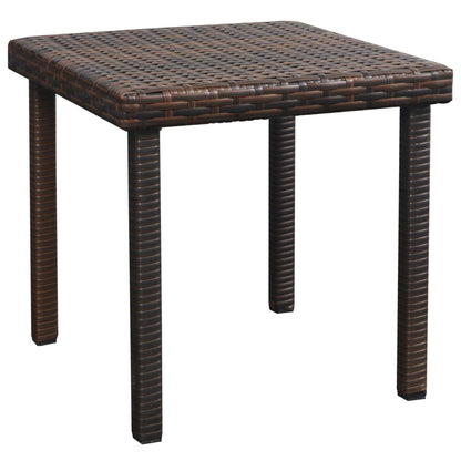 Lounge Set – Tuinligstoel – Buitenmeubel – Lounge Stoel – PE-Rattan – Gepoedercoat Staal – Afneembare Kussens