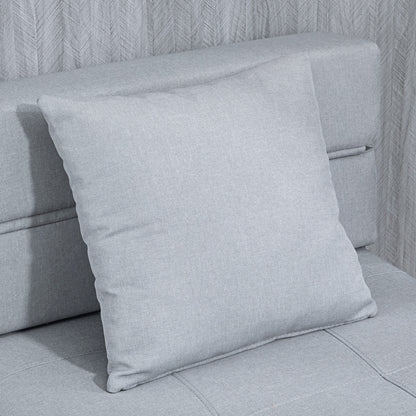 Slaapbank – Sofa Bed – Relaxstoel – Logeerbed – Vouwbank – Handmatig Bediening – Lichtgewicht & Comfortabel – Modern Minimalistisch Grijs