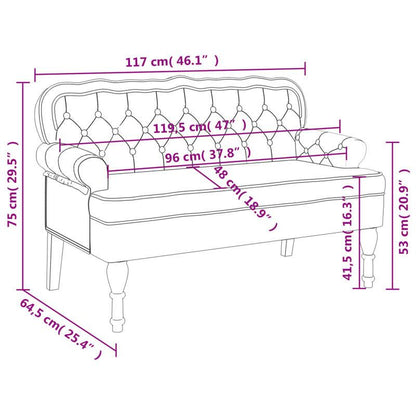 Bank – Sofa – Zitbank – Tweezitsbank – Loungebank – Donkergrijs – Velvet Bekleding – Stevige Houten Constructie