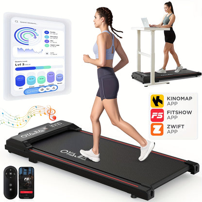 Loopband – Wandelband – Walking Pad – Treadmill – Hometrainer – Inklapbaar – 37,5x90 cm Loopvlak – Draadloze Afstandsbediening en App