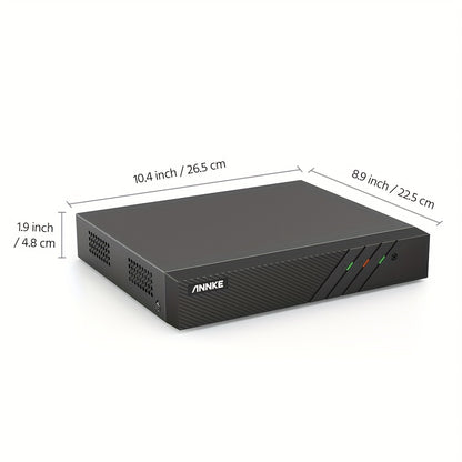 Beveiligingssysteem – Camerabewaking – Video Surveillance – NVR Systeem – PoE Camera – 6MP Resolutie – 24/7 Opname Met 2TB HDD – Waterdichte IP66 Beveiligingscamera