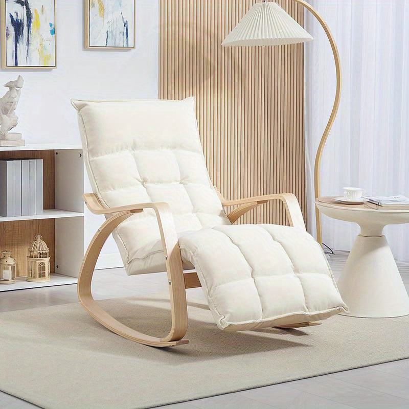 Schommelstoel – Relaxstoel – Fauteuil – Loungestoel – Voedingsstoel – Ergonomisch Ontwerp – Stevig Metalen Frame