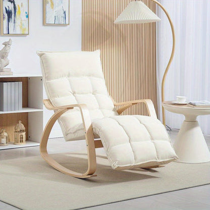 Schommelstoel – Relaxstoel – Fauteuil – Loungestoel – Voedingsstoel – Ergonomisch Ontwerp – Stevig Metalen Frame