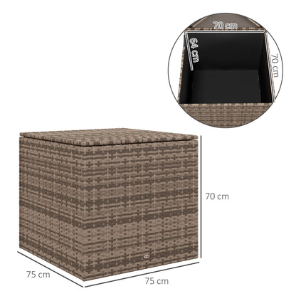Opbergbox Wicker – Opbergkist – Opbergton – Opbergbak – Opbergmand – Variant Sand – Stevig Metalen Frame – Beschermende Stoffen Voering