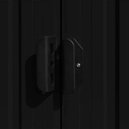 Tuinkast – Tuinberging – Tuinschuur – Berging – Opslagkast – Gegalvaniseerd Staal – Dubbele Schuifdeuren – Ventilatieopeningen – Antraciet