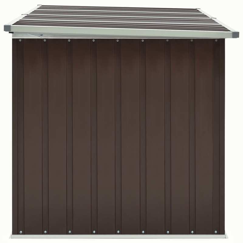 Tuinbox – Opbergbox – Kist – Tuinkist – Buitenopslag – Metaal – Zwart – Stevig – Clip-On Sluiting – 171x99x93 cm