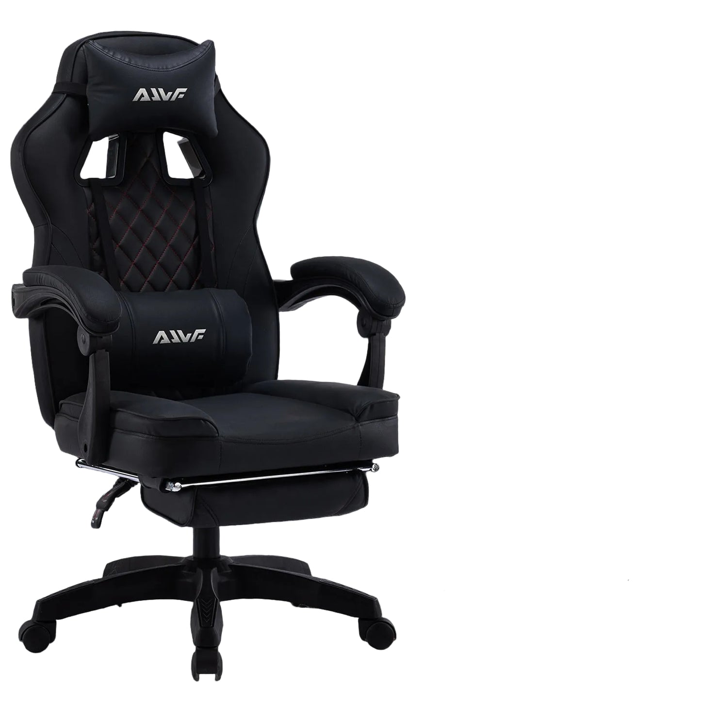 Gamingstoel – Gamestoel – Bureaustoel – Ergonomische Stoel – Draaistoel – Verstelbare Rugleuning – Ademend Ventilatiemateriaal – Hoofd- en Voetensteun – Blauw/Wit