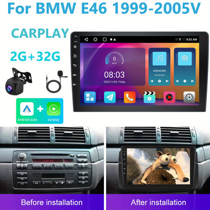 Autoradio – Car Stereo – Auto Radio – Autoradio Met Touchscreen – Auto Multimedia – 22,86 cm Scherm – CarPlay & Android Auto – GPS Navigatie – DSP Audio – Bluetooth – WiFi