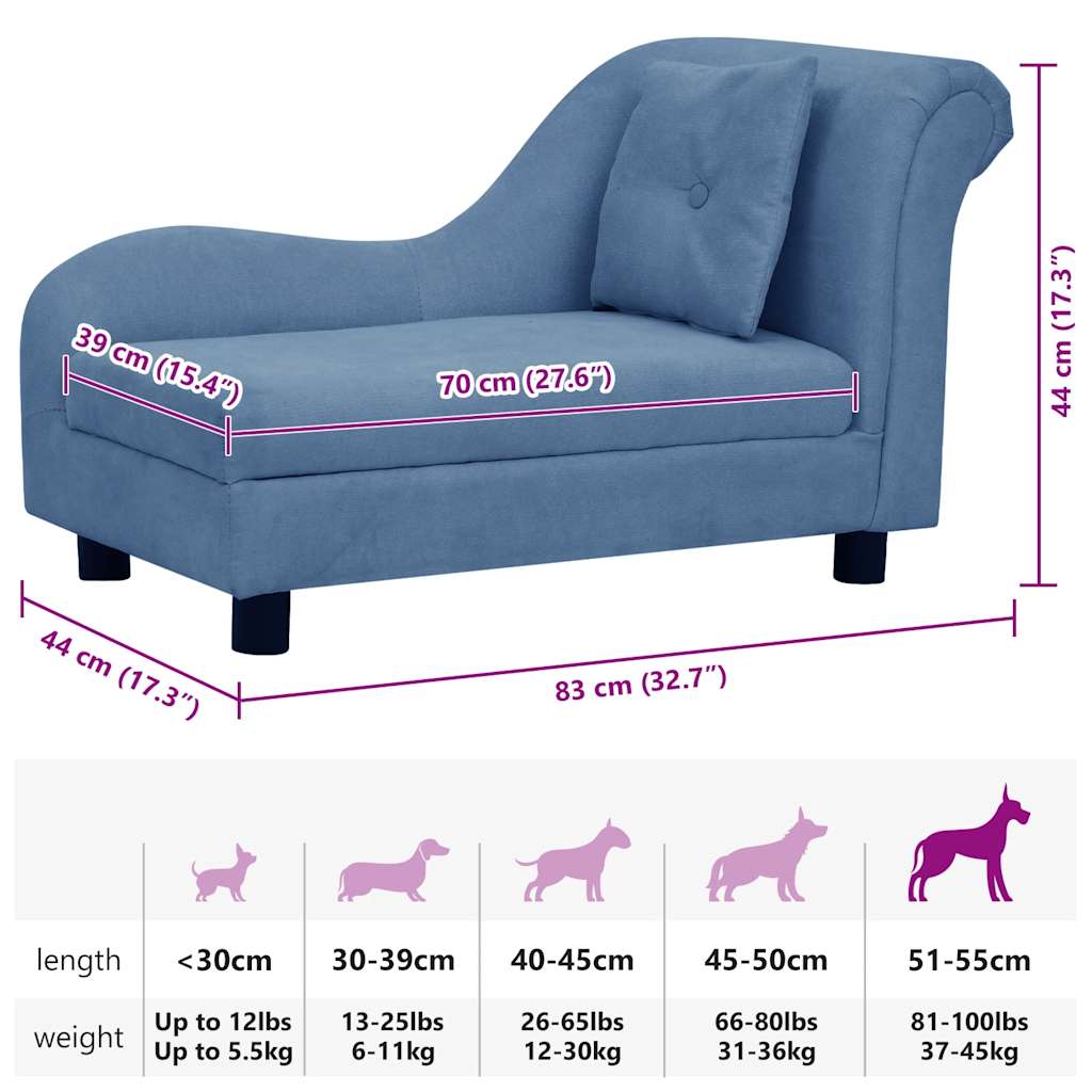Hondenmand – Dierenbank – Hondenkussen – Hondenbed – Kattenmand – Groot – Pluche Met Houten Frame – Afneembare Wasbare Hoes