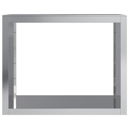 Houtopslag – Brandhoutrek – Haardhoutopslag – Houtberging – Houtrek – Gegalvaniseerd Staal – 100x40x80 cm – Stevig & Roestbestendig