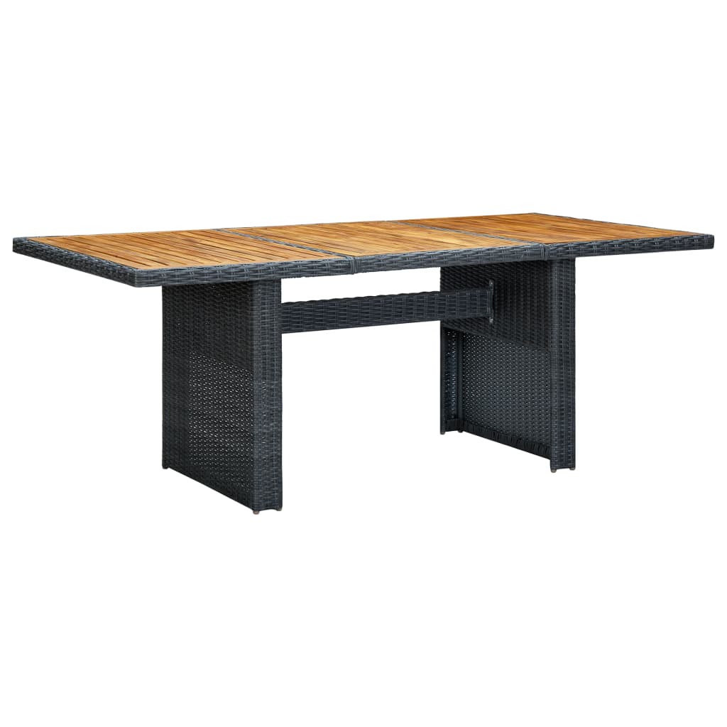 Tuinset – Bistroset – Loungeset – Diningset – Balkonset – Weerbestendig PE-Rattan – Inclusief Comfortabele Kussens – Geschikt Voor 4 Personen – Ruim Tafelblad