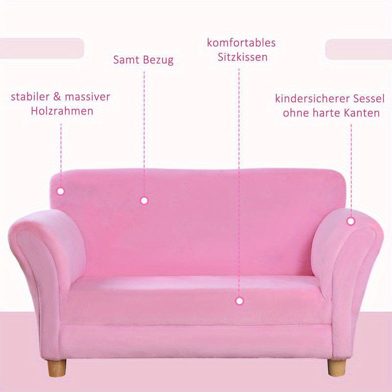 Fauteuil – Zitzetel – Armstoel – Loveseat – Sofa Chair – Zacht Schuim – Stevig Frame – Aardbeienprint – Roze Wit – Multifunctioneel – Onderhoudsvriendelijk