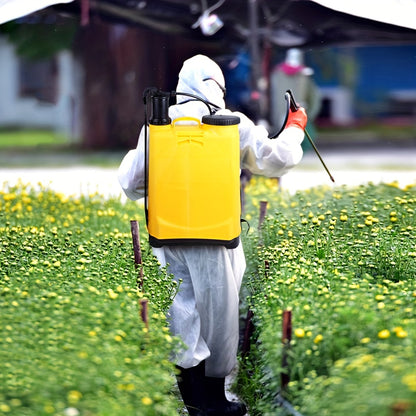 Rugzakspuit 16L – Tuinspuit – Landbouwspuit – Onkruidspuit – Pestspuit – Verstelbare Nozzle – Duurzaam Kunststof – Handspuit Voor Tuin En Gazon