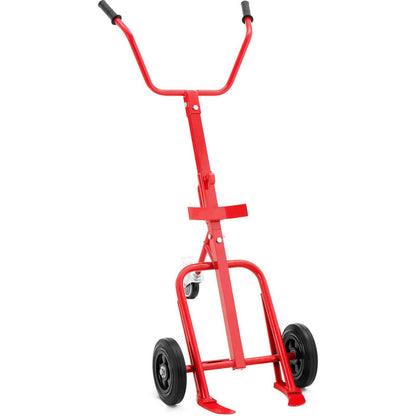 Vatenwagen – Vattrolley – Vatenroller – Transportwagen – Vatenkar – 208 Liter Capaciteit – 200 kg Draagvermogen – Stalen Constructie – Driewielig Design