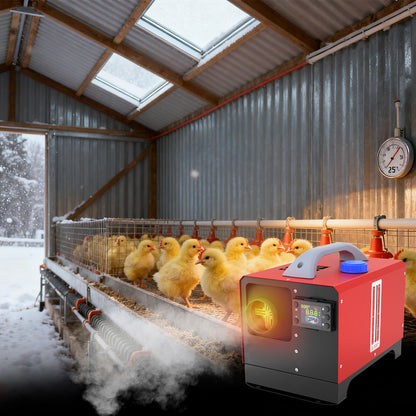 8KW Buitenheater – Terrasverwarmer – Dieselheater – Patio Heater – Buitenverwarming – Compact Design – Spaarzaam Dieselverbruik