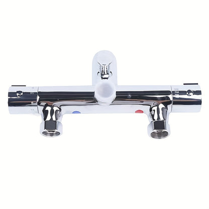 Douche Systeem – Regendouche – Handdouche – Douche Set – Badkamer Douche – Verstelbare Hoogte – Duurzaam Messing Metalen Constructie – Zilveren Afwerking
