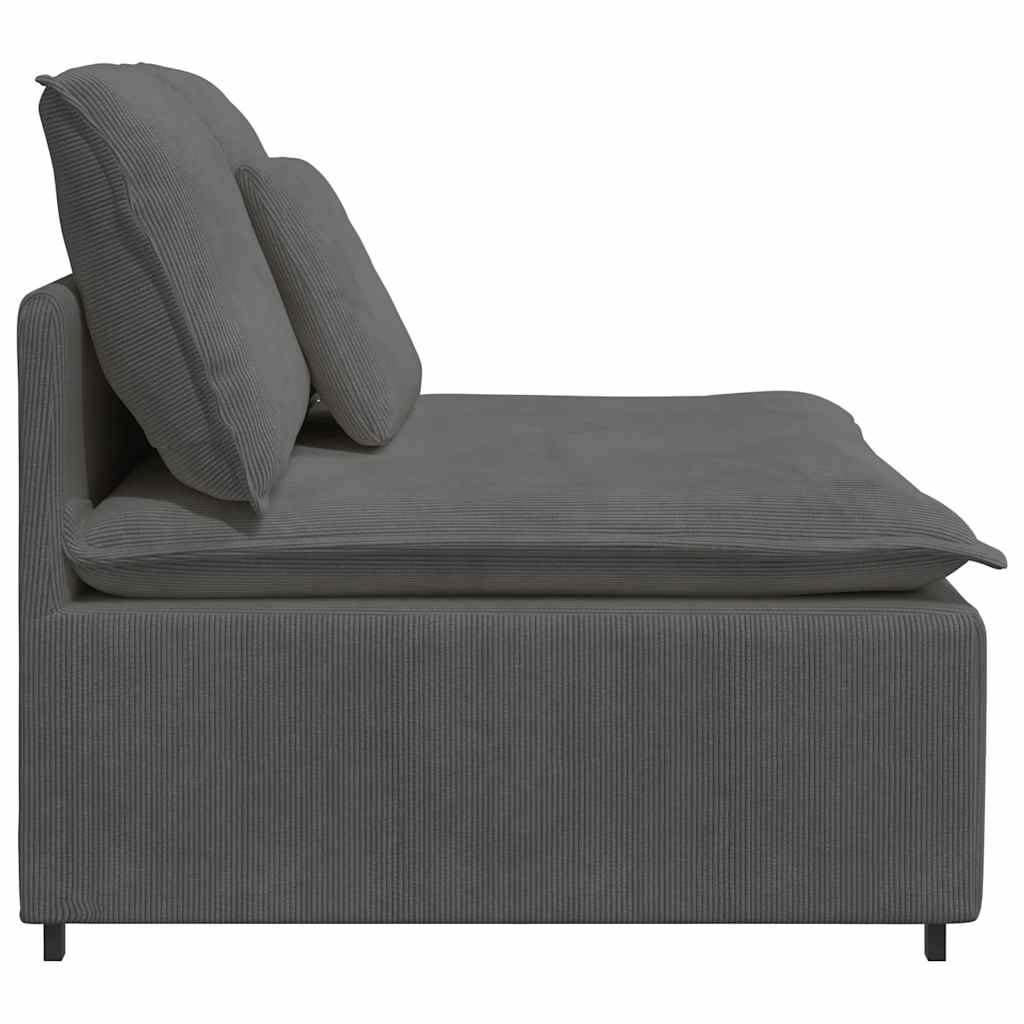 Modulaire Bank – Modulair Sofa – Hoekbank – Middenbank – 2-zitsbank – Corduroy Bekleding – Stevig Metalen Frame